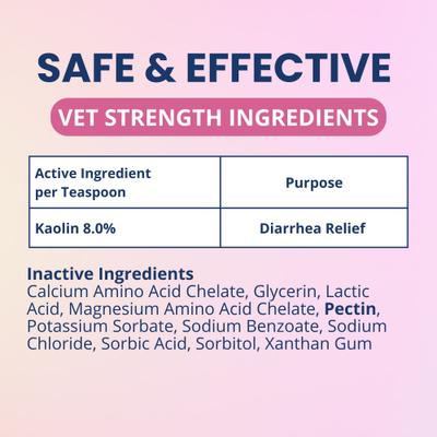 Show full view: Under the Weather Anti-Diarrhea Liquid Supplement for Dogs, 4-fl oz bottle slide 7 of 8