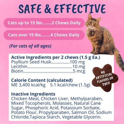 Show full view: Under the Weather Hairball Support Soft Chews Cat Supplement, 3.17-oz bag slide 8 of 9
