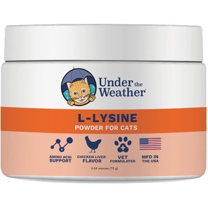 Under the Weather L-lysine Powder Cat Supplement, 3.17-oz bag