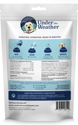 Show full view: Under the Weather Rice & Chicken Freeze-Dried Dog Food, 6-oz bag, 3 count slide 3 of 10