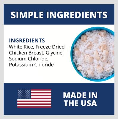 Show full view: Under the Weather Rice & Chicken Freeze-Dried Dog Food, 6-oz bag, 3 count slide 6 of 10