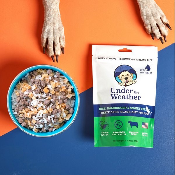 Under the Weather Rice, Hamburger & Sweet Potato Flavor Freeze-Dried Dog Food