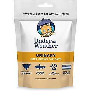 Under the Weather Urinary Support Soft Chews Cat Supplement, 3.17-oz bag