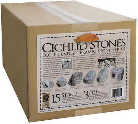 Show full view: Underwater Galleries Assorted Cichlid Aquarium Stone Caves, 15 count box slide 2 of 6