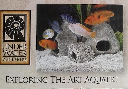 Show full view: Underwater Galleries Assorted Cichlid Aquarium Stone Caves, 3 count box slide 4 of 5