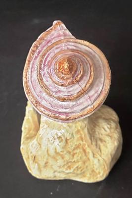 Show full view: Underwater Galleries Fish Tank Ceramic Rock Cave Fish Hideout, Gray, Medium slide 2 of 3