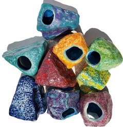 Underwater Galleries Glow-In-The-Dark! Moon Aquarium Stones, 3 count
