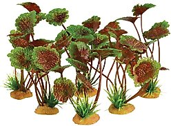 Underwater Treasures 4 Grounder Purple Cardamine Fish Ornament, 6 count