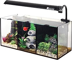 Underwater Treasures Aqua One Betta Trio Aquarium, 8.4-gal