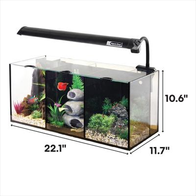 Show full view: Underwater Treasures Aqua One Betta Trio Aquarium, 8.4-gal slide 2 of 4