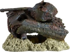 Underwater Treasures Battle Tank Fish Ornament
