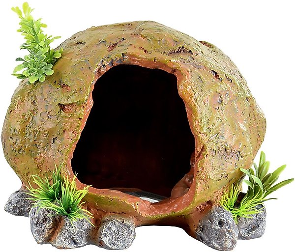 Show full view: Underwater Treasures Boulder Hideout Fish Ornament slide 1 of 5