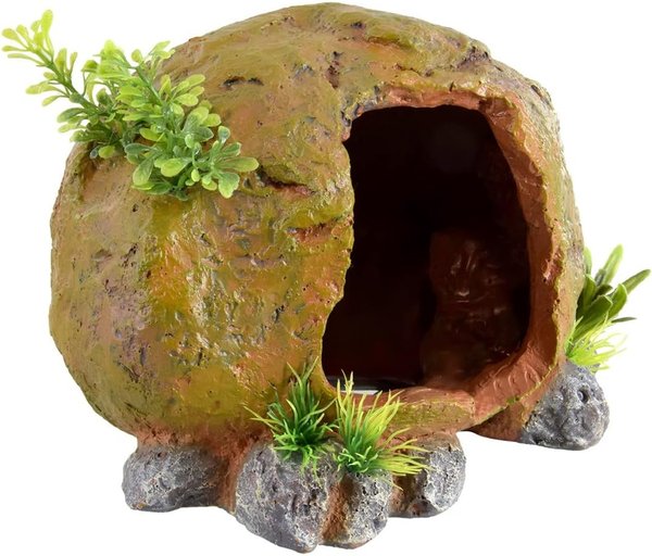 Show full view: Underwater Treasures Boulder Hideout Fish Ornament slide 4 of 5