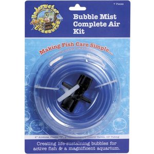 Underwater Treasures Bubble Mist Complete Fish Aquarium Air Kit
