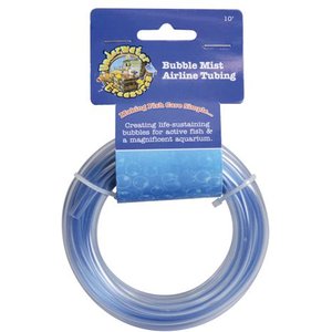 Underwater Treasures Bubble Mist Fish Aquarium Airline Tubing, 10-ft