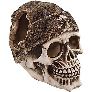 Underwater Treasures Buccaneer Skull Fish Ornament
