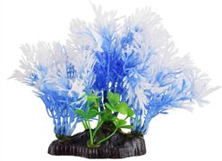 Underwater Treasures Conifer Bush Fish Ornament, Blue