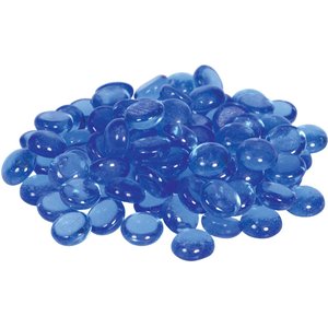 Underwater Treasures Decorative Marbles Fish Ornament, 100 count, Blue