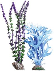 Underwater Treasures Deep Ocean Plant Combo Fish Ornament, 2 count