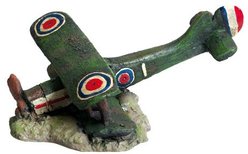 Underwater Treasures Downed Bi-Plane Fish Ornament