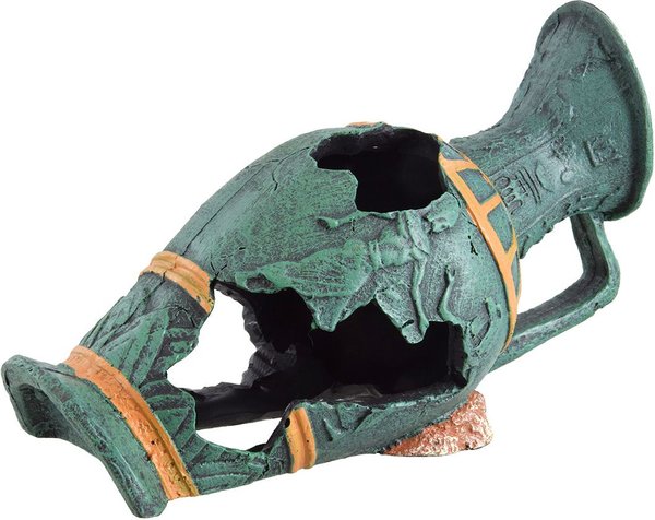 Show full view: Underwater Treasures Egyptian Urn Fish Ornament slide 1 of 3