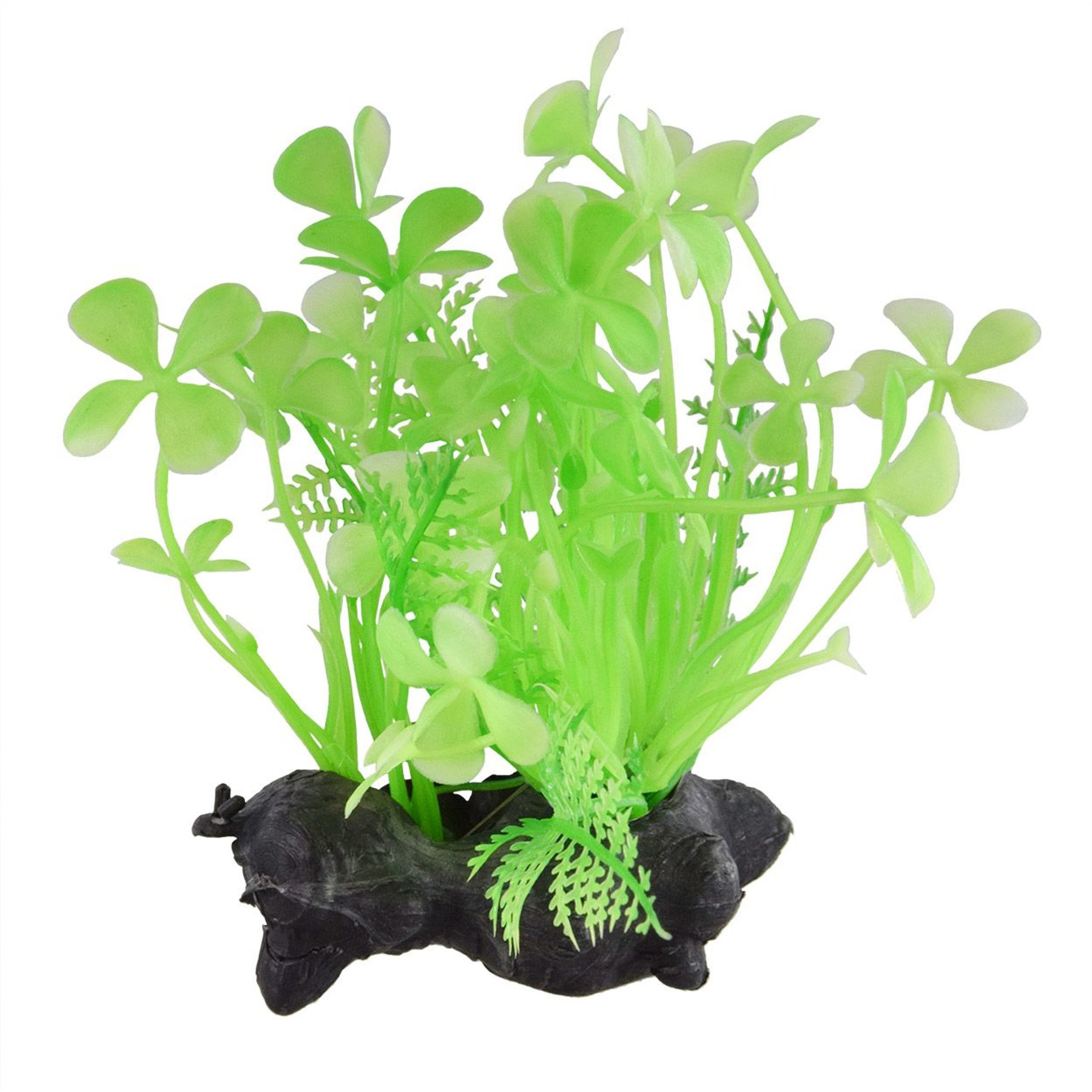 Underwater Treasures Foregrounder Green Flower Fish Ornament