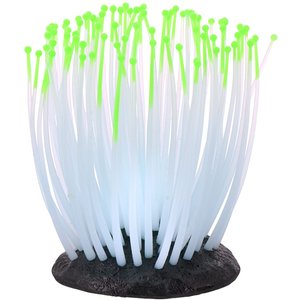 Underwater Treasures Glowing Anemone Fish Ornament, Small, Green