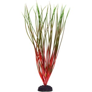 Underwater Treasures Hairgrass Fish Plant, 16-in, Red/Green