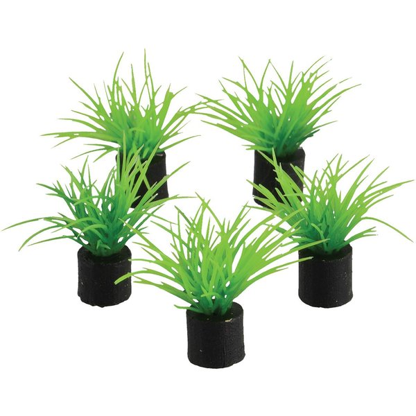 Underwater Treasures Mini Plant Baby Tear Fish Ornament, 5 count