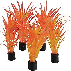 Underwater Treasures Mini Plant Sea Grass Fish Ornament, 5 count