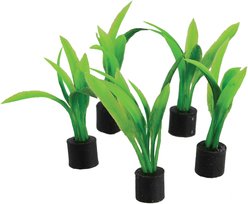 Underwater Treasures Mini Plant Sword Fish Ornament, 5 count
