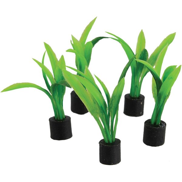 Underwater Treasures Mini Plant Sword Fish Ornament, 5 count