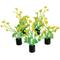 Show in main carousel: Underwater Treasures Mini Plant Yellow & Green Fish Ornament, 2-in, 5 count slide 1 of 1