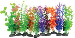 Underwater Treasures Plant on Rock Mixed Fish Ornament, 10 count, Medium