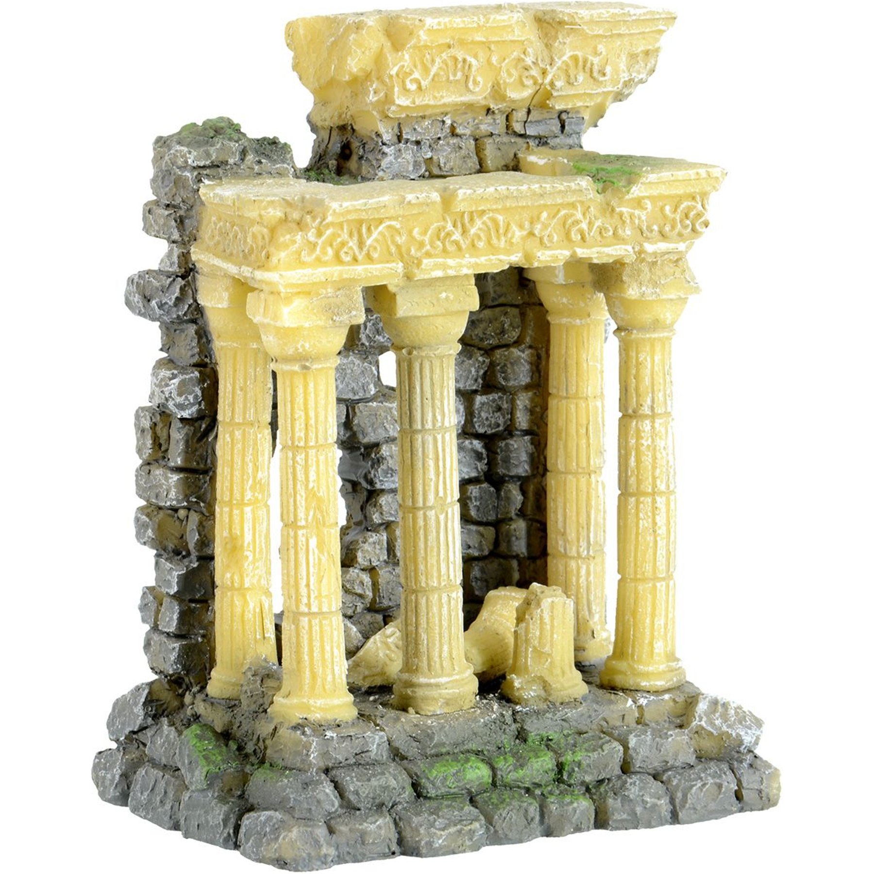 Underwater Treasures Roman Ruins Fish Ornament, Medium