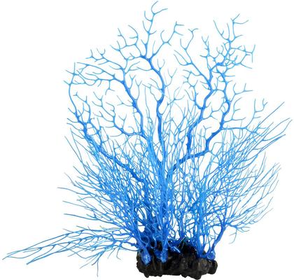 Show full view: Underwater Treasures Sea Fan Coral Fish Ornament, Deep Blue slide 1 of 2