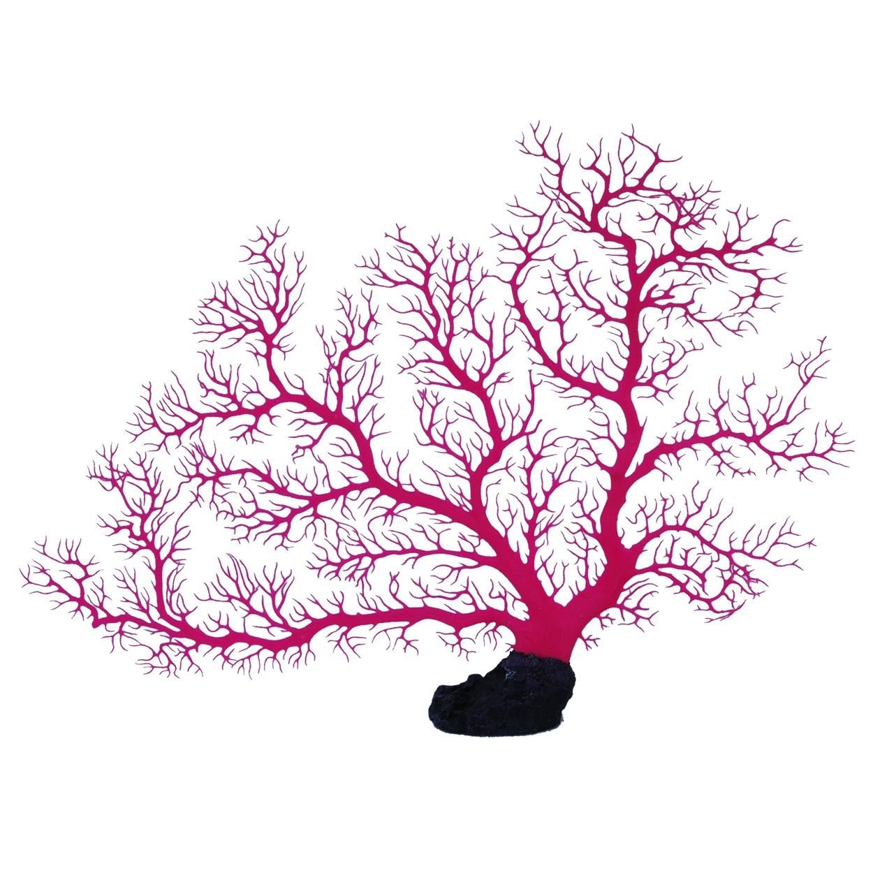 Underwater Treasures Sea Fan Coral Fish Ornament, Black