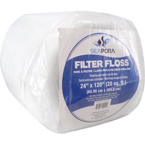 Underwater Treasures Seapora Filter Floss, 20-sq ft