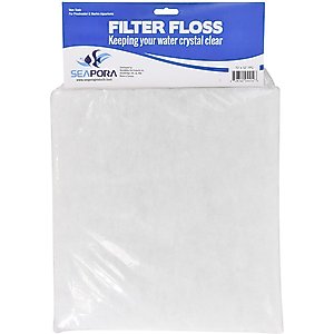 Underwater Treasures Seapora Filter Floss Pad, 10 x 12-in, 1 count