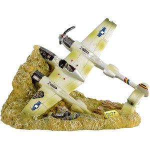 Underwater Treasures Sunken Fighter Plane Fish Ornament