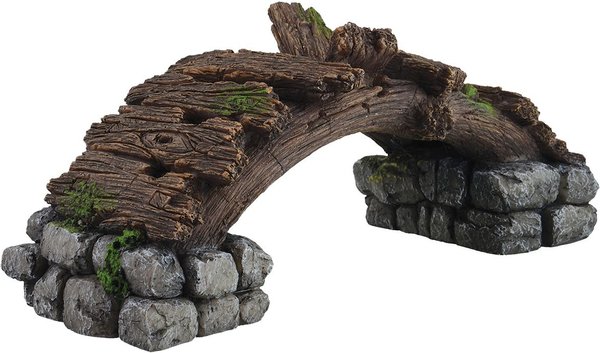 Show full view: Underwater Treasures Wooden Bridge Fish Ornament, Medium slide 1 of 2