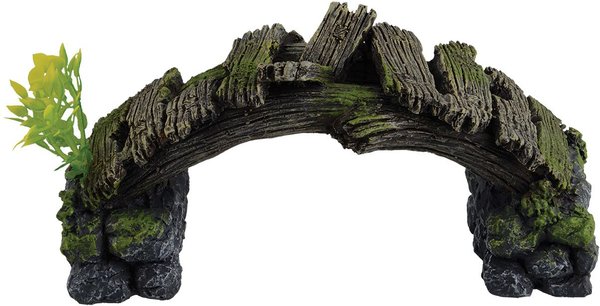 Show full view: Underwater Treasures Wooden Bridge Fish Ornament, Small slide 1 of 2