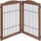 Show in main carousel: Unipaws 2-Panel Dog Gate Extension, Walnut slide 3 of 10