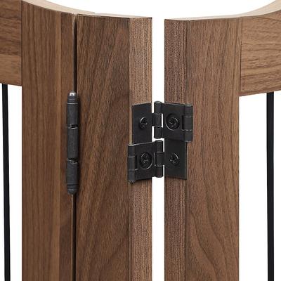 Show full view: Unipaws 2-Panel Dog Gate Extension, Walnut slide 7 of 10