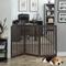 Show in main carousel: Unipaws Free Standing Dog Gate, Espresso, 36-in, 3-panel slide 1 of 8