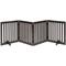 Show in main carousel: Unipaws Free Standing Dog Gate, Espresso, 24-in, 4-panel slide 3 of 8