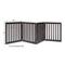 Show in main carousel: Unipaws Free Standing Dog Gate, Espresso, 24-in, 4-panel slide 6 of 8