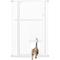 Show in main carousel: Unipaws 56-in Tall Dog & Cat Gate with Small Hole & Extension Kit, White, Small slide 1 of 8