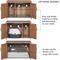 Show in main carousel: Unipaws Cat Litter Box Enclosure with Top Opening, Large, Walnut slide 5 of 7