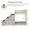 Show in main carousel: Unipaws Decorative Bunk Cat Bed with Ladder, Weathered Grey, Medium slide 5 of 8